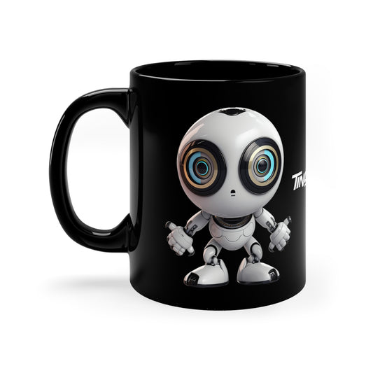 11oz Black TinoBot Mug